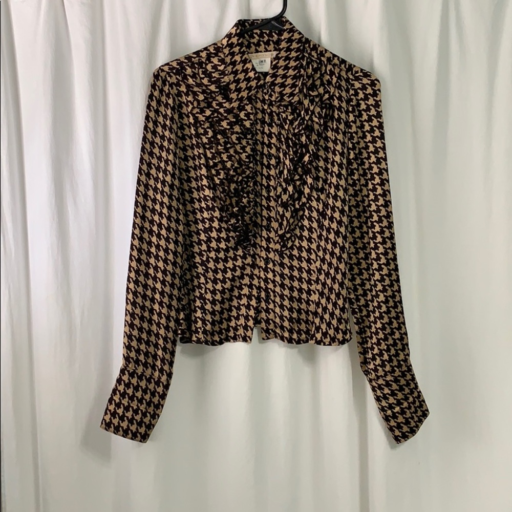 100% silk blouse